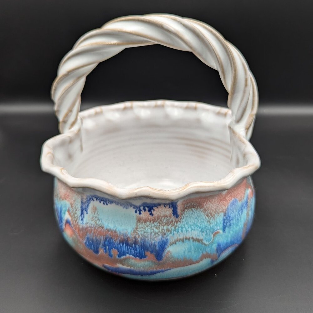 Small House Pottery Stoneware Basket